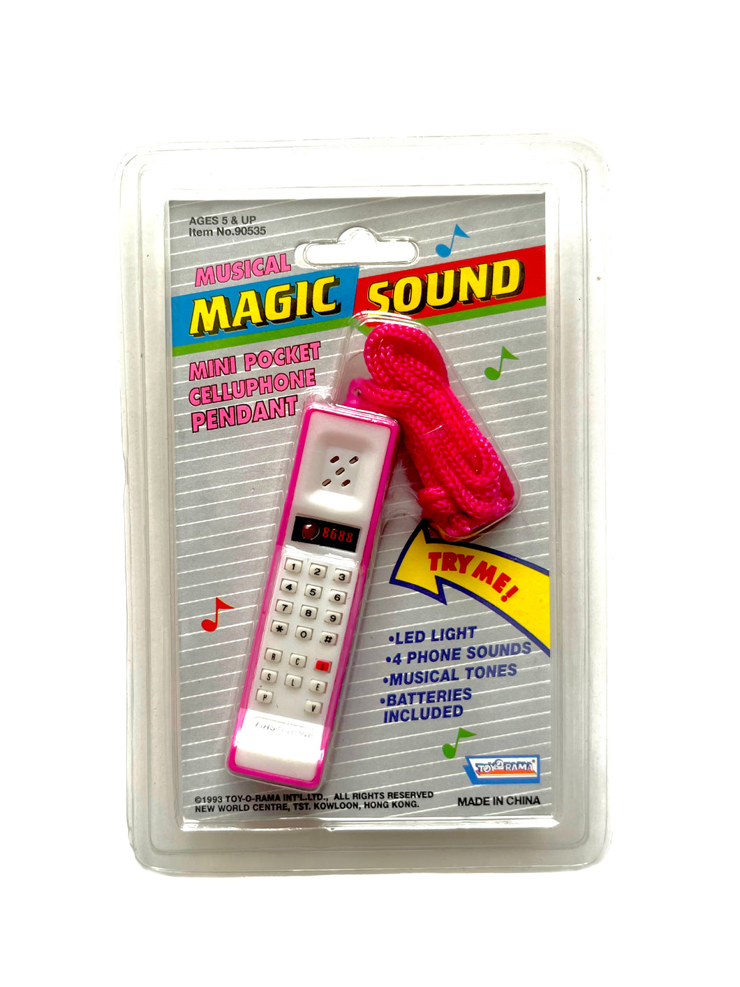 Toy-O-Rama Cellphone Pendant (1993)